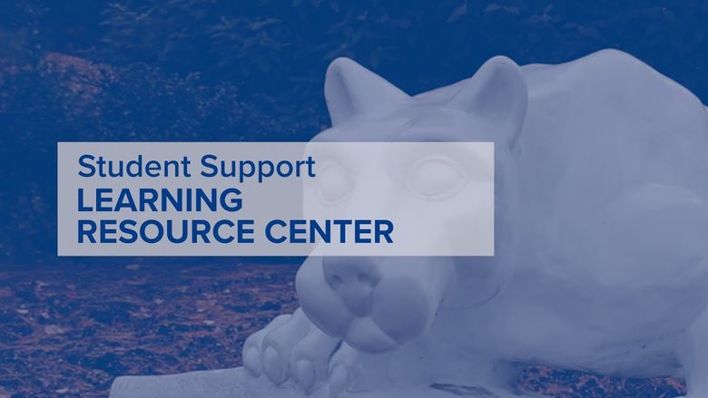 Student Support: Learning Resource Center