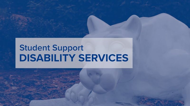 Student Support: Disability Services