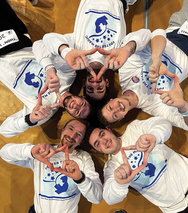 Five students represented Penn State Behrend at this year’s IFC/Panhellenic Dance Marathon, or THON.